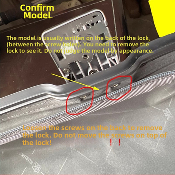 Κλειδαριά αποσκευών XFG903 TSA007 – τριών οπών ABS σώμα