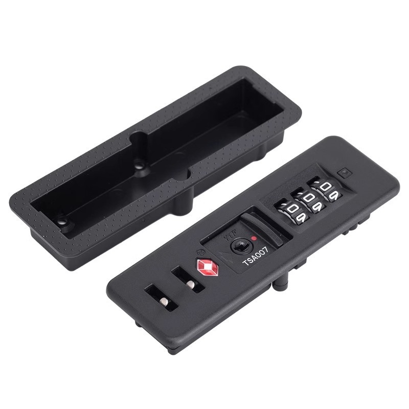 Κλειδαριά TSA με κωδικό για αποσκευές με διπλό φερμουάρ – ABS υλικό, ανθεκτικό στη φθορά, Καλοκαίρι 2024