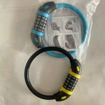 Petocifreni kombinirani katanc za bicikl, PVC kućište, 170 g, moderni minimalistički stil