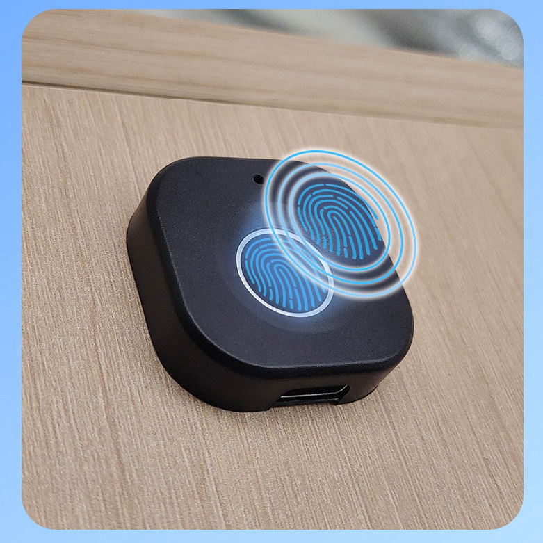 Intelligens fiók- és ruhásszekrényzár ujjlenyomat-olvasóval - 10 ujjlenyomat tárolás, >100000 feloldás, olvasási idő <1 s, DC tápegység, 10 éves élettartam