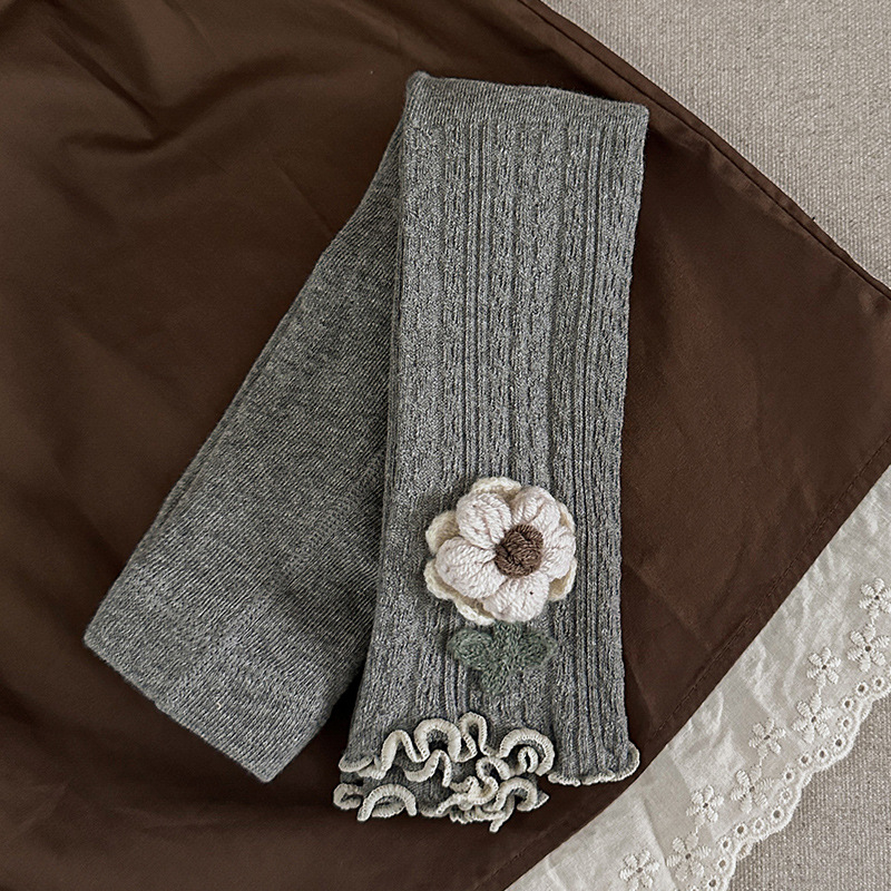 Lányok pamut leggings napraforgó mintával, kilencpontos hossz, 78% pamut, 22% elasztán, tavaszra és őszre