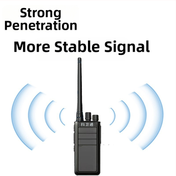 Prenosná rádiová súprava do vonkajšieho prostredia s jedným kliknutím ladenie frekvencie, 400–480 MHz, 5 W, 16 kanálov, dosah 3–5 km, batéria 6800 mAh