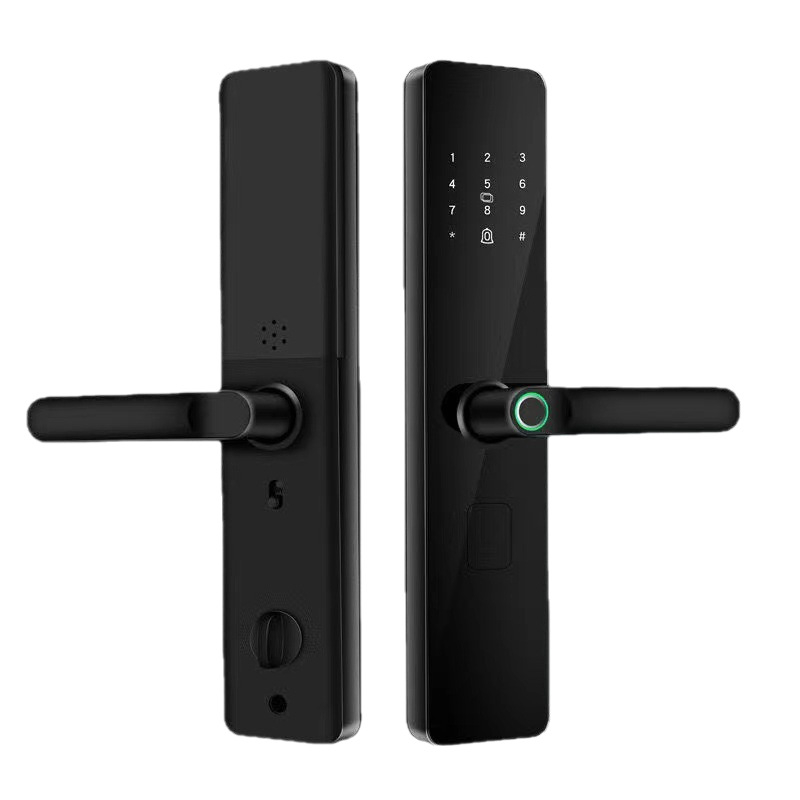 Kexiong K2 One-Touch fél-automata ujjlenyomat-zár otthonok és vendégházak számára — 50 ujjlenyomat tárolva, szkennelési idő 0,01 s, >100000 nyitási ciklus, DC-tápellátás