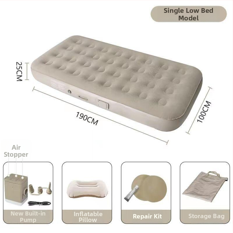 Υπαίθρια φουσκωτή στρώση με Oxford ύφασμα, φορητός καναπές κρεβάτι για κατασκήνωση | Βάρος: 1.1–3.2 kg | Υλικό επιφάνειας: Oxford ύφασμα | Κατηγορία: φουσκωτό κρεβάτι