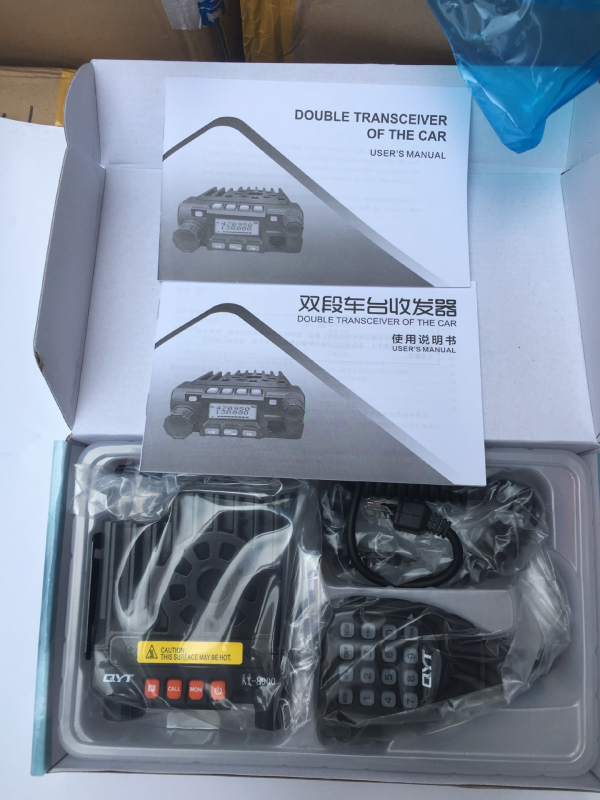 QYT KT8900D διπλής ζώνης αυτοκινήτον UV ραδιόφωνο, 25W, 200 κανάλια, εμβέλεια έως 50 χλμ