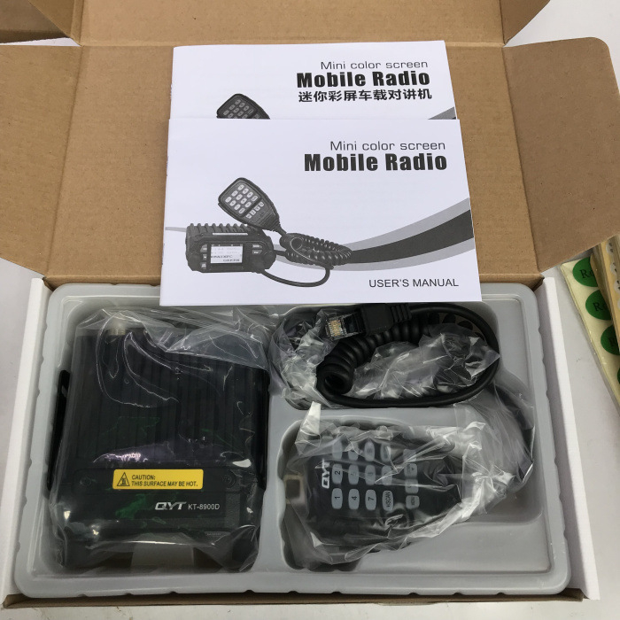 QYT KT8900D διπλής ζώνης αυτοκινήτον UV ραδιόφωνο, 25W, 200 κανάλια, εμβέλεια έως 50 χλμ