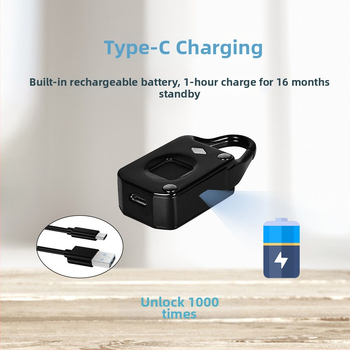 Inteligentný zámok s odtlačkom prsta pre cestovné tašky a skrinky, model SSP02-1, kapacita ukladania odtlačkov 10, značka LOCCESS