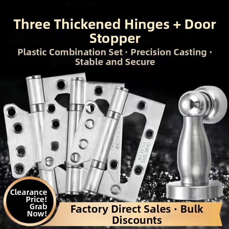 Három az egyben ajtózáró mágneses készlet — rozsdamentes acél és hidegen hengerelt acél, fényes elektroplak bevonat, márka Chaohe Hardware