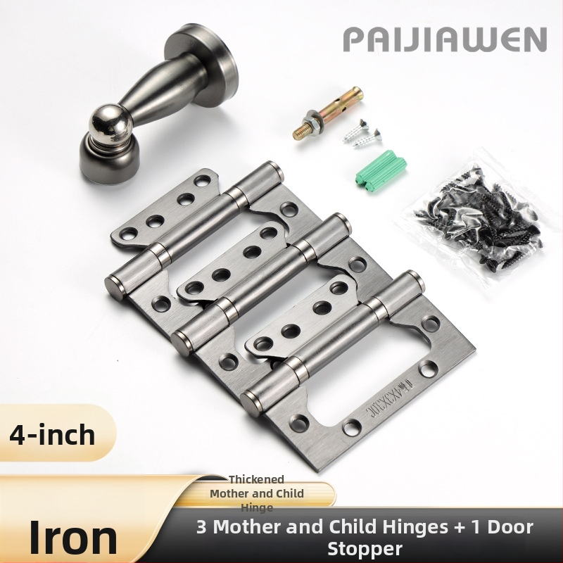 Három az egyben ajtózáró mágneses készlet — rozsdamentes acél és hidegen hengerelt acél, fényes elektroplak bevonat, márka Chaohe Hardware