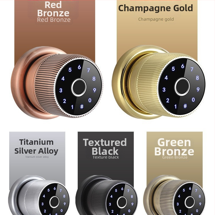 M5 Încuietoare cu amprentă pentru uși interioare din lemn – recunoaștere amprente <5 s; temperatură de funcționare 20–70°C; umiditate 20–93% RH; alimentare AC