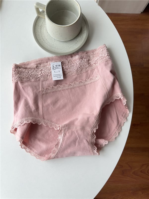 Chiloți femei din bumbac, mărime plus, talie înaltă, control al abdomenului și ridicare a feselor, respirabili, căptușeală 100% bumbac, 95–100% bumbac