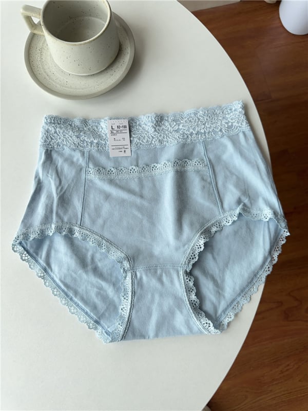 Chiloți femei din bumbac, mărime plus, talie înaltă, control al abdomenului și ridicare a feselor, respirabili, căptușeală 100% bumbac, 95–100% bumbac