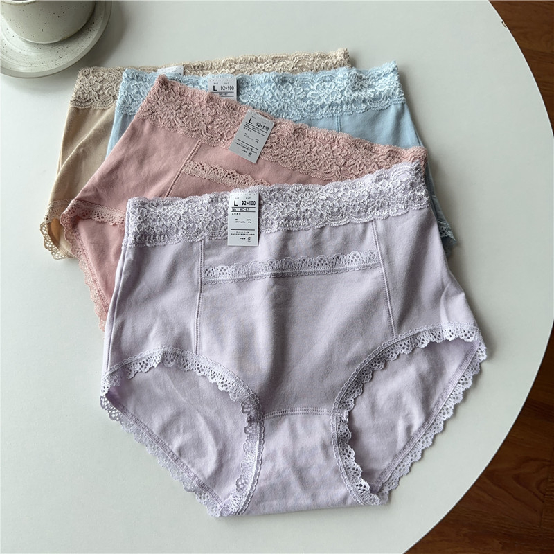 Chiloți femei din bumbac, mărime plus, talie înaltă, control al abdomenului și ridicare a feselor, respirabili, căptușeală 100% bumbac, 95–100% bumbac