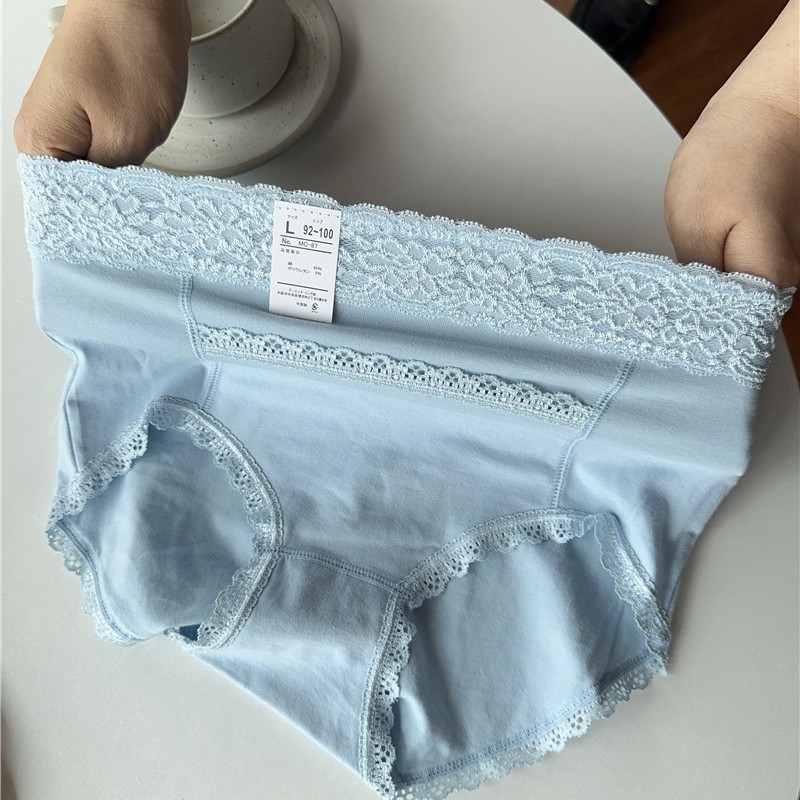 Chiloți femei din bumbac, mărime plus, talie înaltă, control al abdomenului și ridicare a feselor, respirabili, căptușeală 100% bumbac, 95–100% bumbac