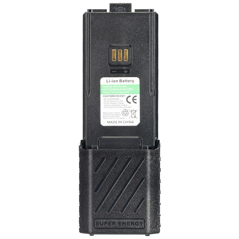 Rozšírená Li-ion batéria BL-5RH pre Baofeng UV-K5Plus / K5 Pro Max, 6800mAh, vodotesná, dosah 1,5–3 km