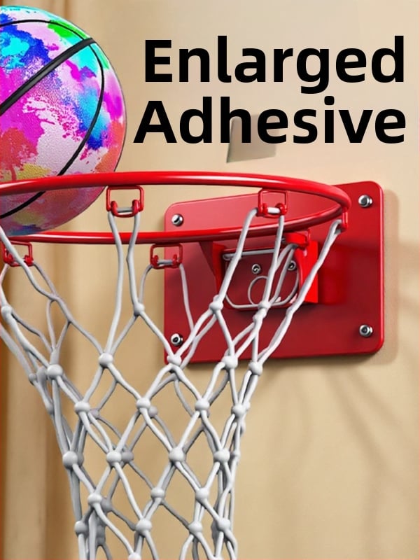 Beltéri falra szerelhető, csendes, összecsukható kosárpalánk hálóval