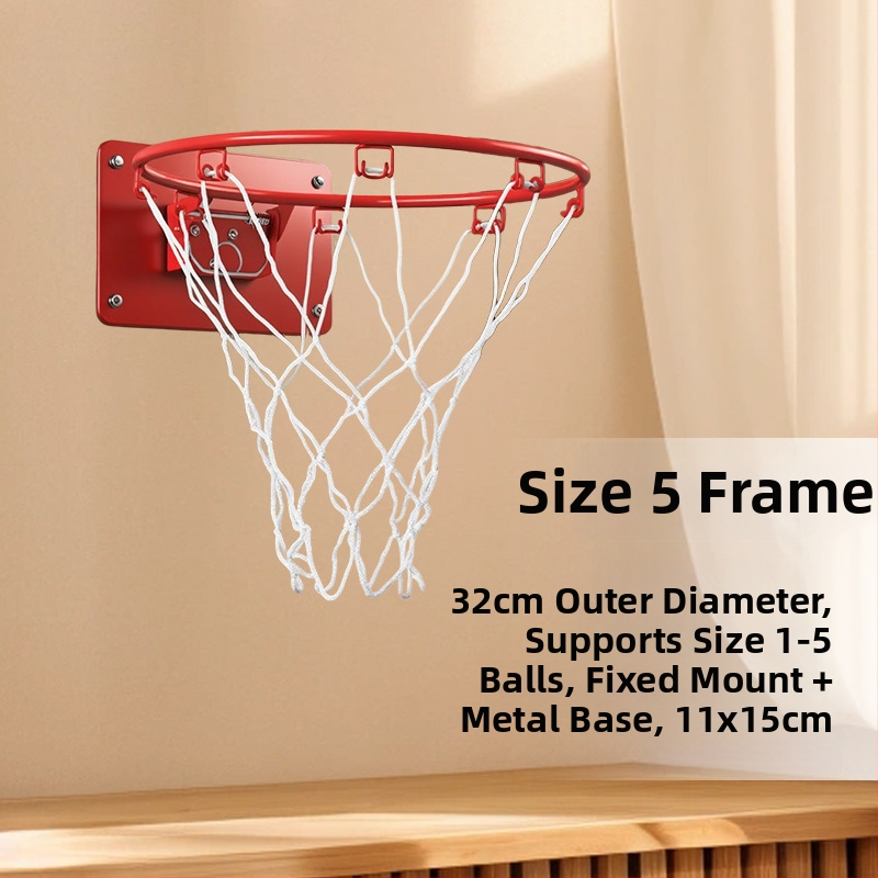 Beltéri falra szerelhető, csendes, összecsukható kosárpalánk hálóval