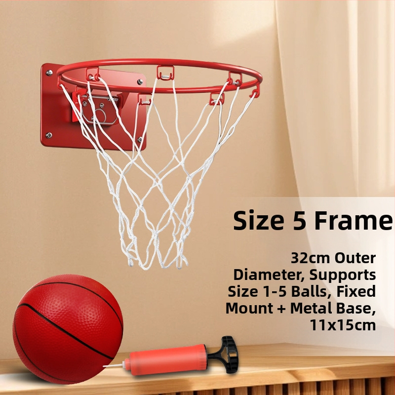 Beltéri falra szerelhető, csendes, összecsukható kosárpalánk hálóval