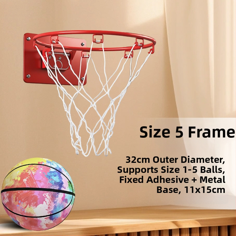 Beltéri falra szerelhető, csendes, összecsukható kosárpalánk hálóval