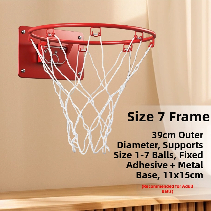 Beltéri falra szerelhető, csendes, összecsukható kosárpalánk hálóval