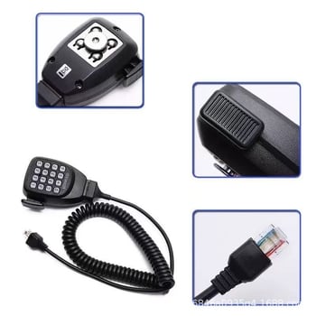 Kenwood automobilni mikrofon – kompatibilan s TM281/TM481/TM271/TM471/866G ručnim mikrofonom; domet 1.5–3 km; bez baterije; otporan na prašinu