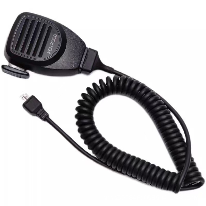 Kenwood automobilni mikrofon – kompatibilan s TM281/TM481/TM271/TM471/866G ručnim mikrofonom; domet 1.5–3 km; bez baterije; otporan na prašinu