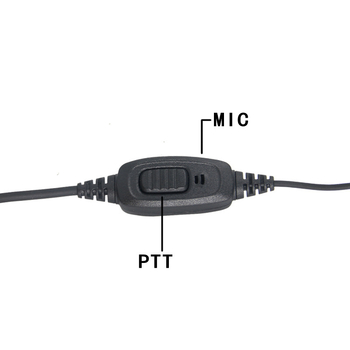 Slušalica za Hytera PNC360/380/550/560, model Td360, kabel 135 cm, prašinu otporna, doseg do 3 km