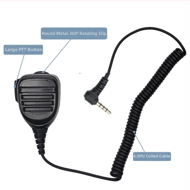 Slušalica za Hytera PNC360/380/550/560, model Td360, kabel 135 cm, prašinu otporna, doseg do 3 km
