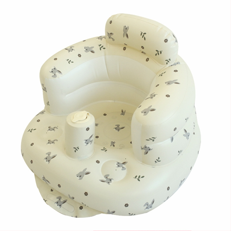 Φουσκωτό κάθισμα μάθησης μωρού – φορητό διαδραστικό παιχνίδι, οικολογικό PVC, κατάλληλο για 0–3 ετών, Bath jiamei