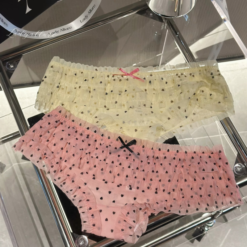 Ženske mrežaste gaćice, prozračne i antibakterijske, leopard uzorak s cvjetnim motivom, glavni materijal najlon, podstava od pamuka, niski struk, pleteni kroj