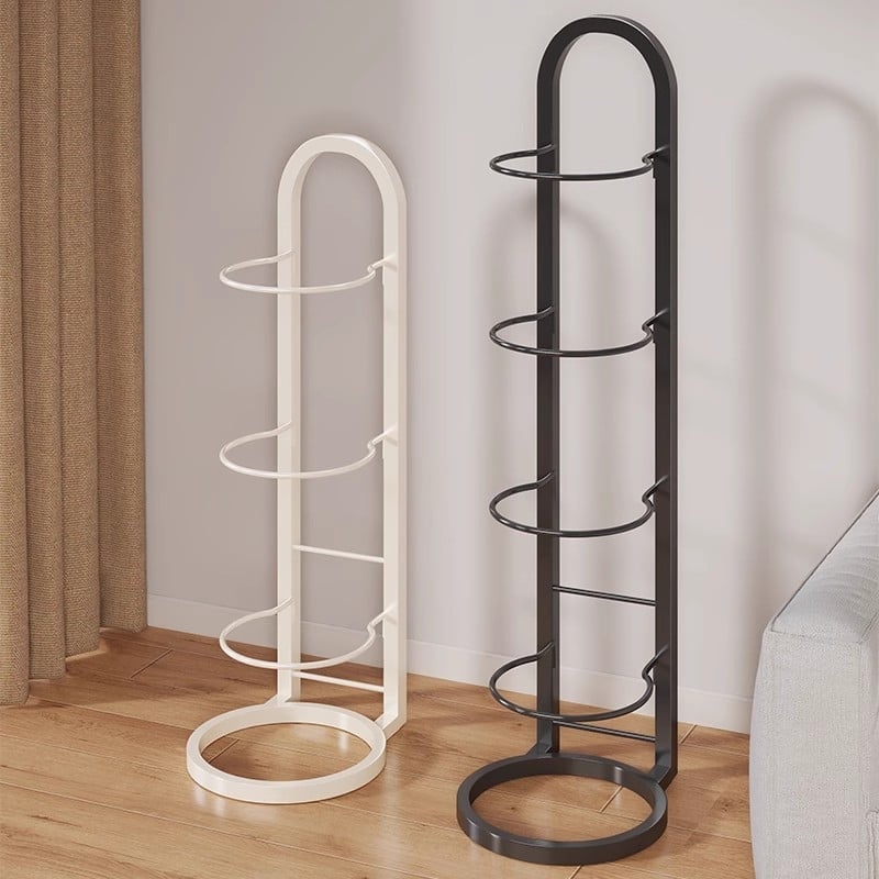 Otthon használatra készült összecsukható golyóállvány szénacélból, alkalmas kosárlabda-, futball- és egyéb labdákhoz | Márka: Evesigar/Isijia