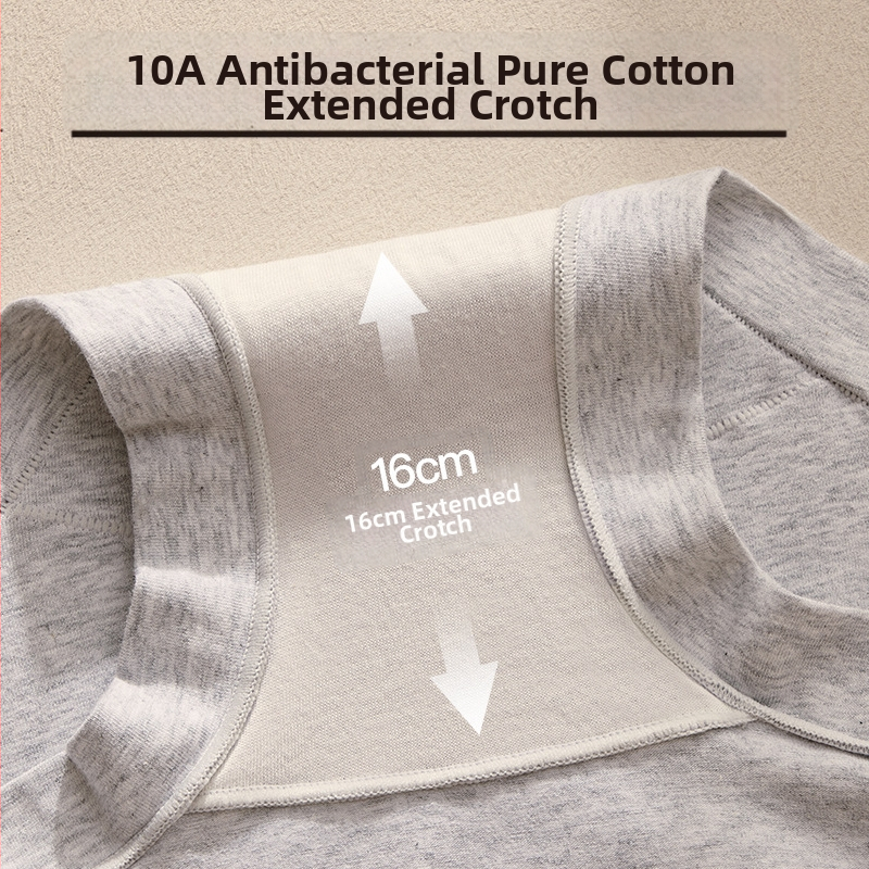 Boxeri pentru femei din bumbac, talie medie, respirabili și antibacterieni