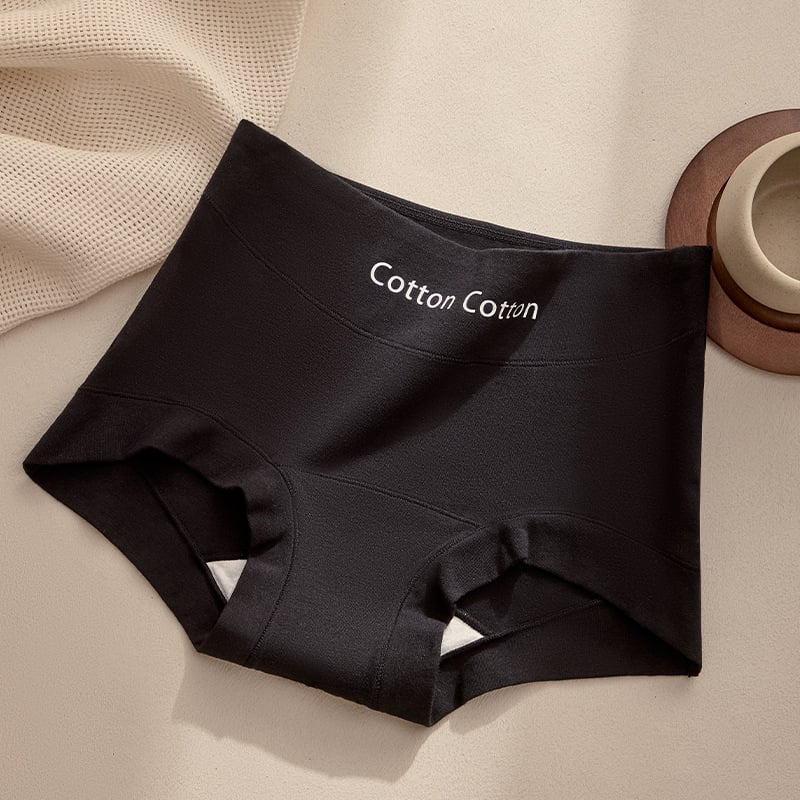 Boxeri pentru femei din bumbac, talie medie, respirabili și antibacterieni