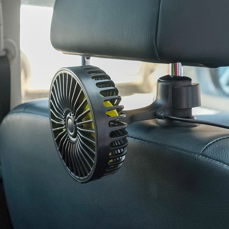 Ventilator za stražnje sjedalo automobila, USB 5V, ABS, 3 brzine, model F407