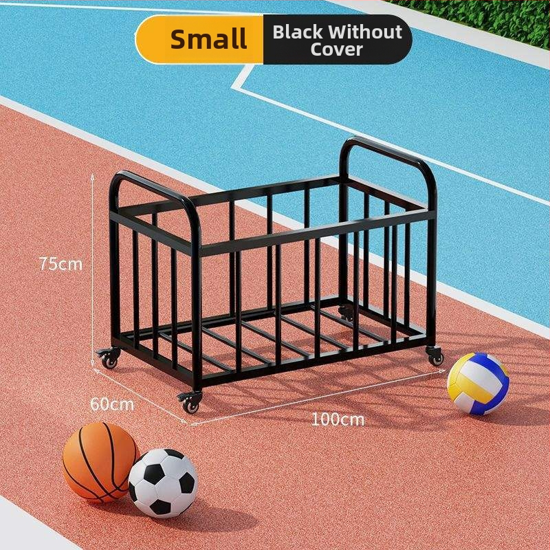 Mozgatható kültéri kosárlabda keret és labdabetároló kocsi iskolai sportpályához