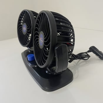 Xu Yi automobilski ventilator, dvostruka glava, 20W, plastični