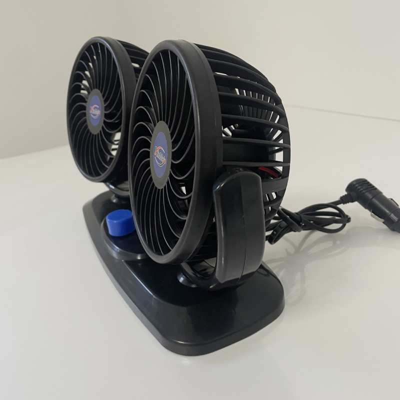 Xu Yi automobilski ventilator, dvostruka glava, 20W, plastični