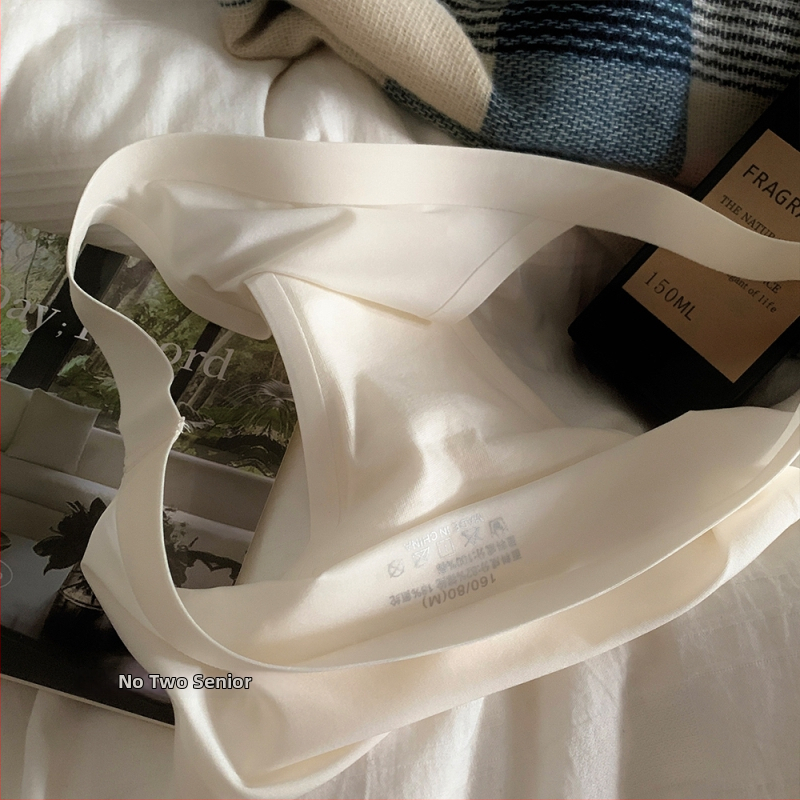 Lenjerie intimă de damă Ice Silk din nylon, antibacteriană, talie medie, căptușeală din bumbac, 41–50D