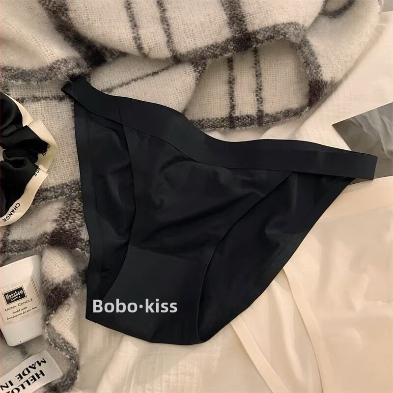 Lenjerie intimă de damă Ice Silk din nylon, antibacteriană, talie medie, căptușeală din bumbac, 41–50D