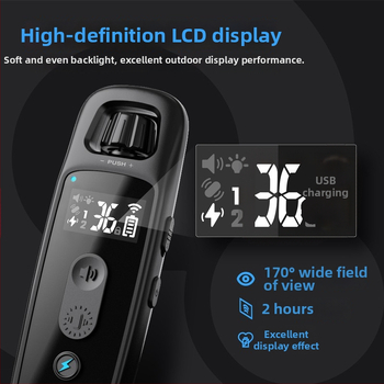 ABBIDOT Τηλεχειριζόμενος ηλεκτρικός κολάρος εκπαίδευσης σκύλων — συσκευή εκπαίδευσης και αντί-γαβγίσματος, πολυεστέρας