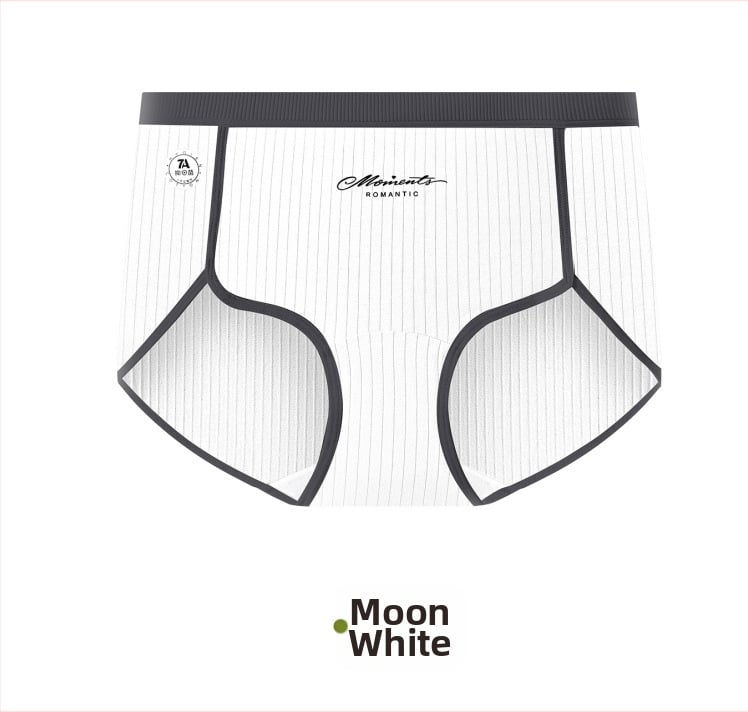 Chiloți de damă din bumbac, talie înaltă, respirabili, antibacteriali, căptușeală 100% din bumbac