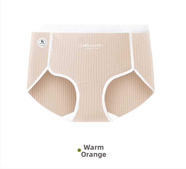 Chiloți de damă din bumbac, talie înaltă, respirabili, antibacteriali, căptușeală 100% din bumbac