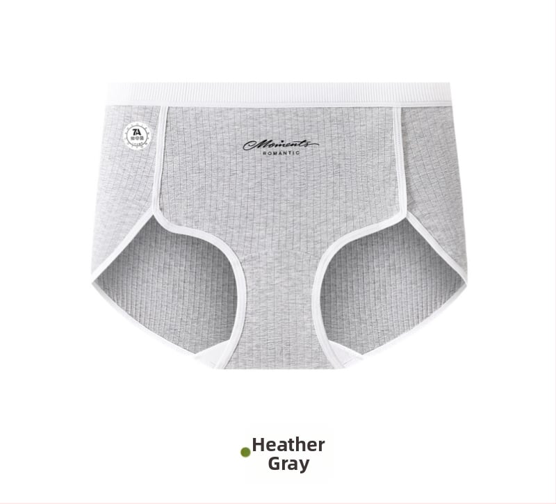 Chiloți de damă din bumbac, talie înaltă, respirabili, antibacteriali, căptușeală 100% din bumbac