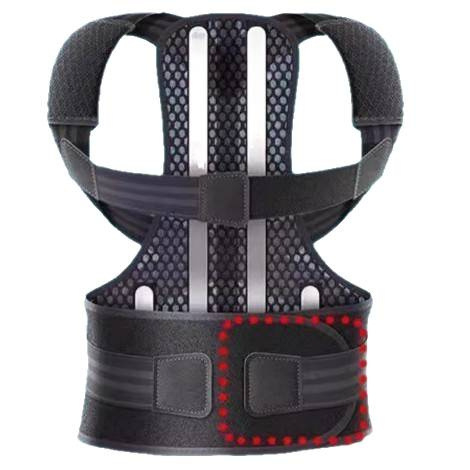 Felnőtt testtartás-korrigáló öv, uniszex, láthatatlan vállnyitás, egyenes hátsó tartás, modell üreges vázzal