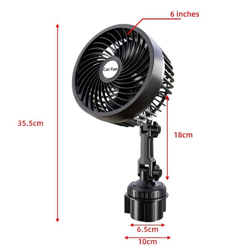 Automobilski ventilator 24V ABS, 7W, model AC-2408
