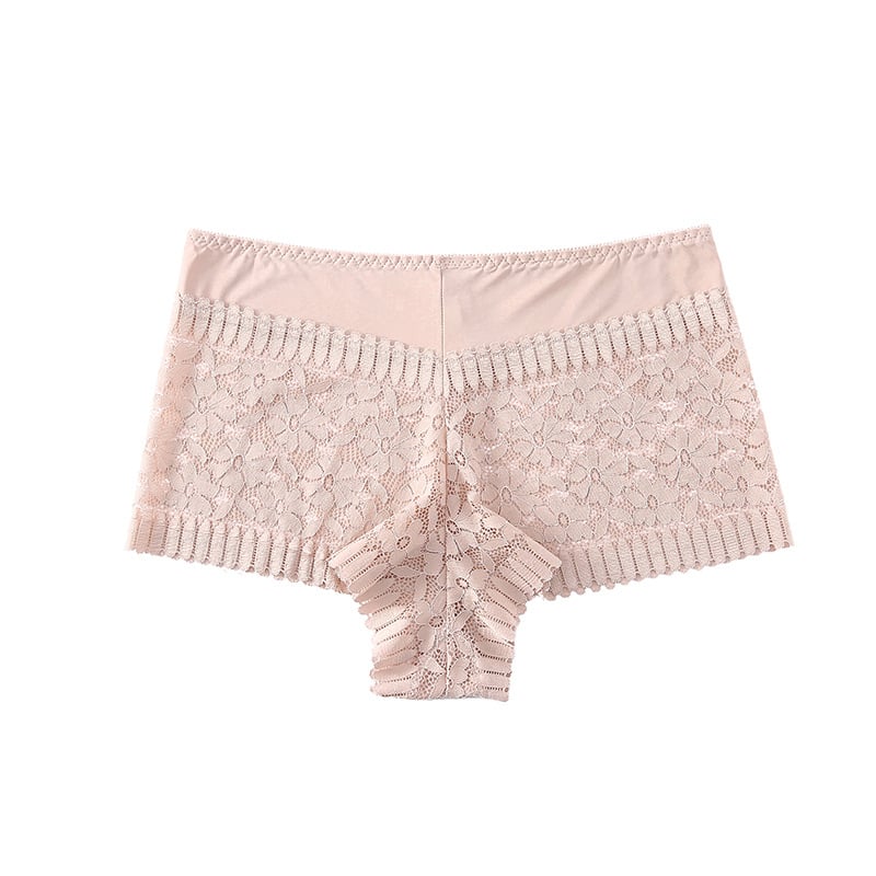 Chiloți femei fără cusături, talie medie, din nailon, cu căptușeală de bumbac la croitură, respirabili