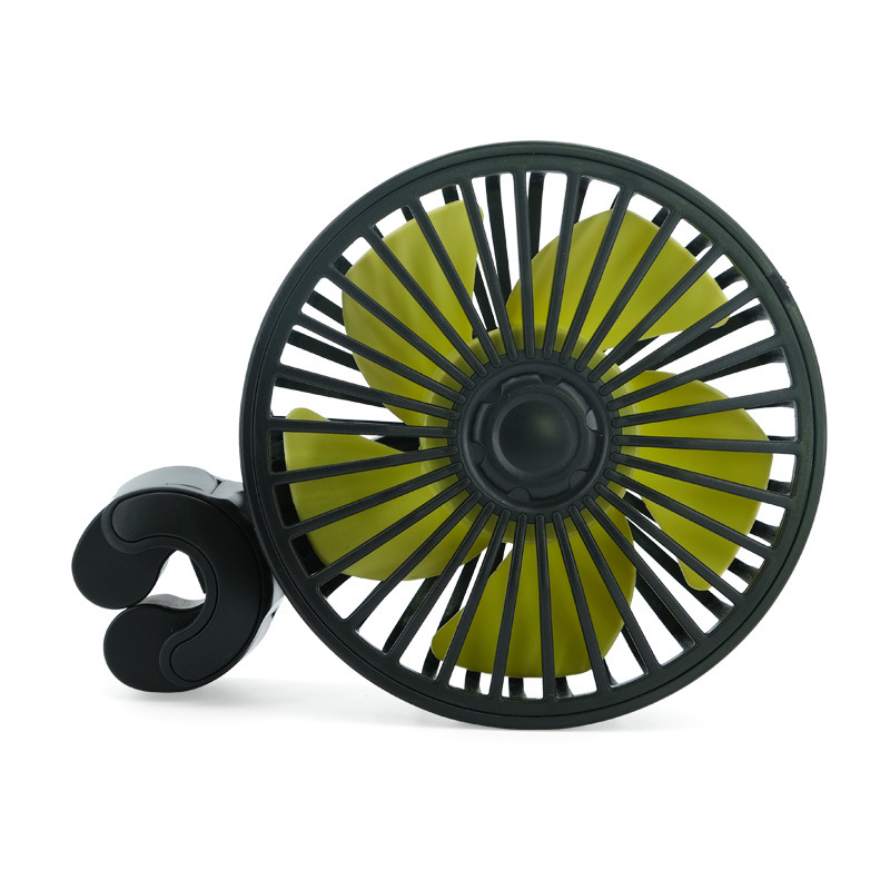Ventilator za stražnju sjedalu automobila, kućište ABS, model F407, 3 brzine