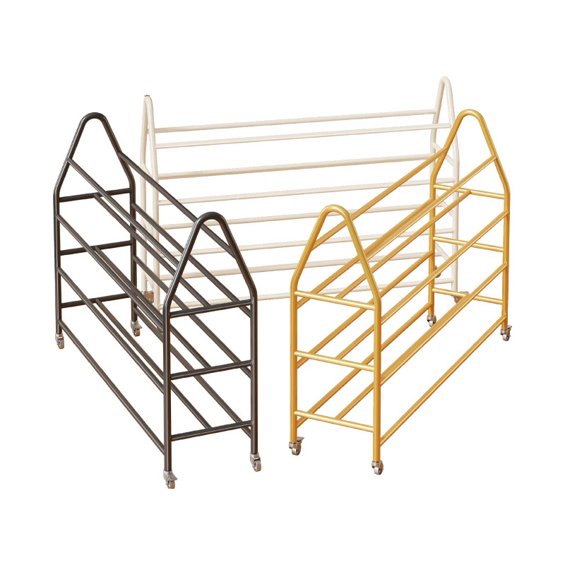 Mobil labdatároló állvány tornaterembe – szénacél keret, Evesigar/Isijia márka, kosárlabda, röplabda és futball számára