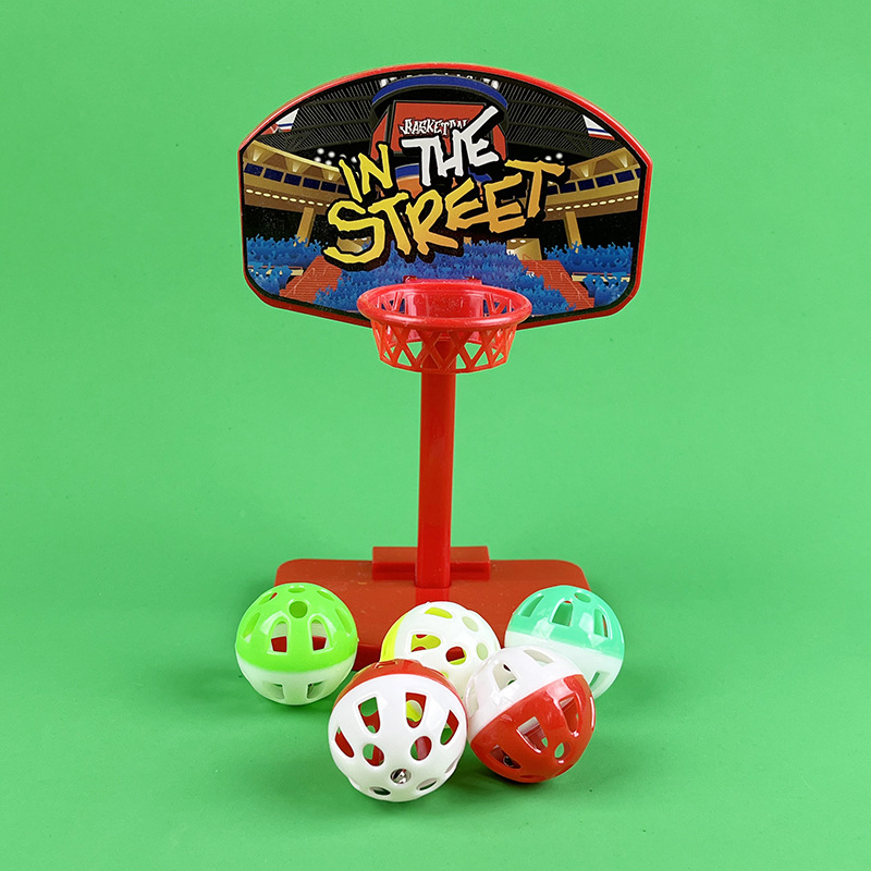 Jucărie de antrenament pentru papagali — suport metalic pentru baschet, din oțel inoxidabil, origine Shandong, marcă Happy Parrot, fără a fi importat.