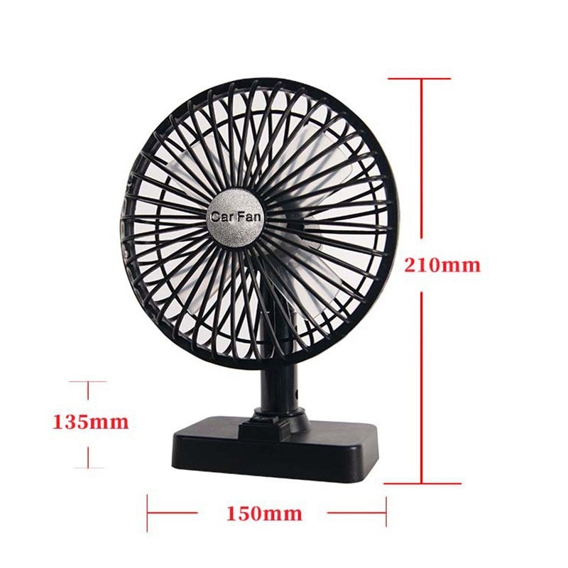 Automobilski ventilator ABS AC-2309 (Materijal: ABS, Snaga: 3W, Model: AC-2309)